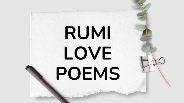 The Mesmerizing World of Rumi Love Poems