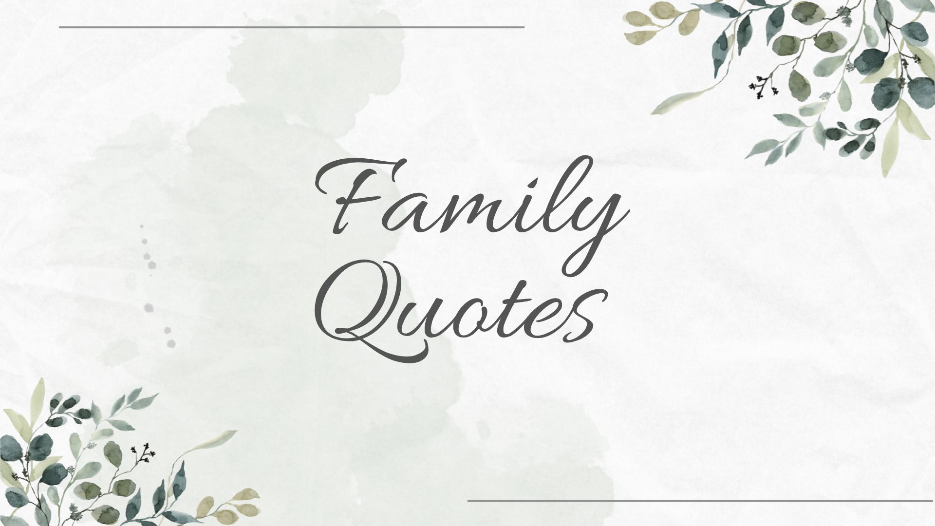 Family Quotes in English