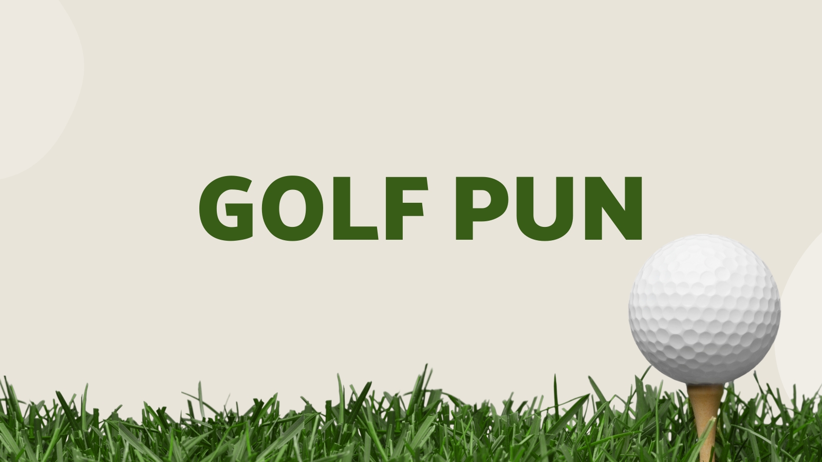 Golf Pun