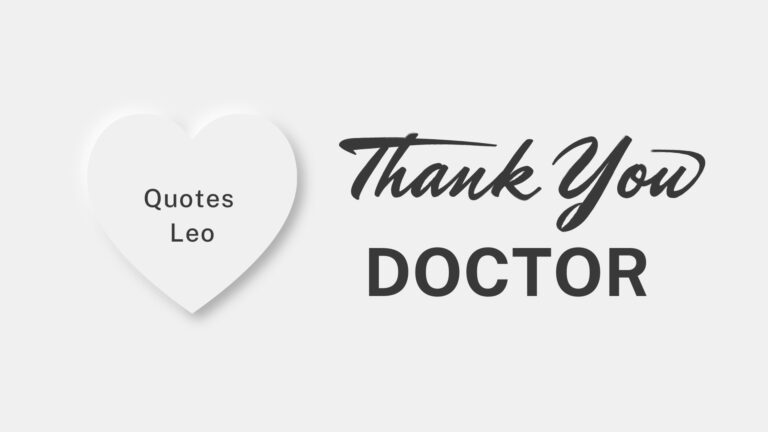 Appreciation Thank You Doctor Quotes